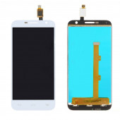 LCD дисплей для Alcatel OT 6014x (с тачскрином без рамки) белый