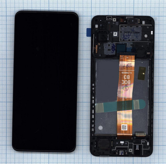 Дисплей для Samsung Galaxy A12 Nacho SM-A127F/DSN черный