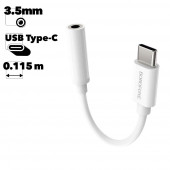 Аудио - переходник Borofone BV13 USB - C - 3.5 мм, белый