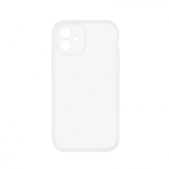 Накладка силиконовая Vixion 1, 0мм для Apple iPhone 12, прозрачный