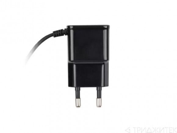 Сетевое зарядное устройство L1 (1.8A) MicroUSB, черный (Vixion)