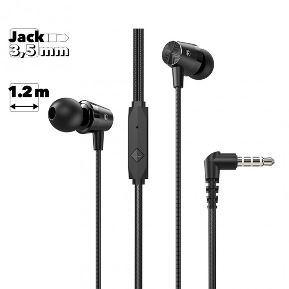 Гарнитура Hoco M79 Cresta Universal Earphones With Microphone, черная