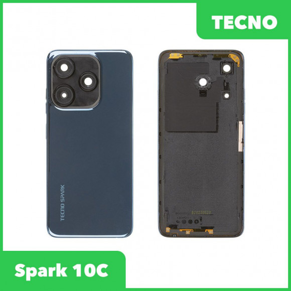 Задняя крышка для Tecno Spark 10C (KI5k) (синий)