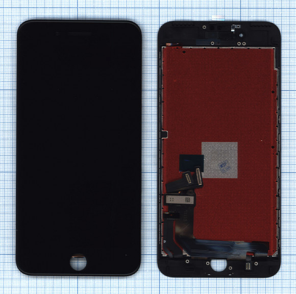 Дисплей Amperin для Apple iPhone 7 Plus в сборе с тачскрином (IPS) черный