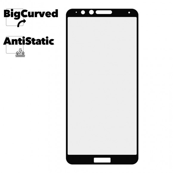 Защитное стекло для Huawei Honor 7X Super max Anti-static big curved glass