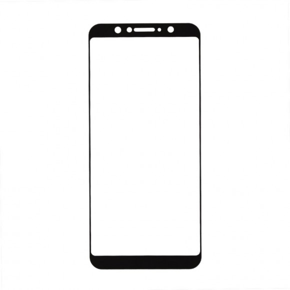 Защитное стекло "LP" для Asus ZenFone Max Pro (M1) (ZB602KL) Thin Frame Full Glue с рамкой 0.33 мм, 2.5D, 9H, черное