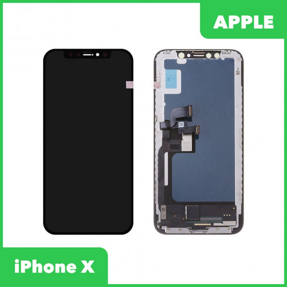 LCD дисплей для Apple iPhone X оригинальная матрица ZY In-Cell LTPS FHD (черный)