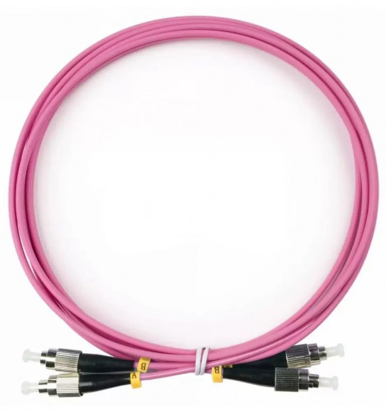 Патч-корд оптический TopLan, дуплексный, FC/PC-FC/PC, MM 50/125 (OM4), 150 м, LSZH