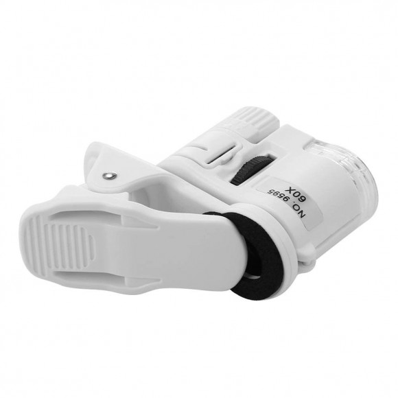 Мини микроскоп со светодиодной подсветкой для смартфона Мини микроскоп со светодиодной подсветкой для смартфона