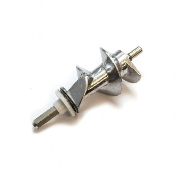 Шнек для мясорубки Moulinex, посадка-шестигранник (сторона 6 мм), L=114, 6 мм, D=43 мм, код SS-989843