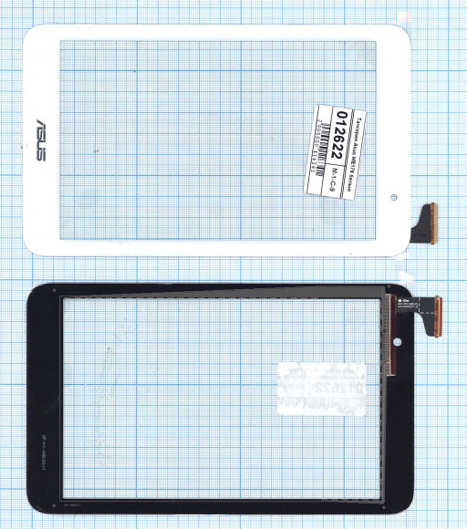 Сенсорное стекло (тачскрин) для Asus MeMO Pad 7 (ME176), белое