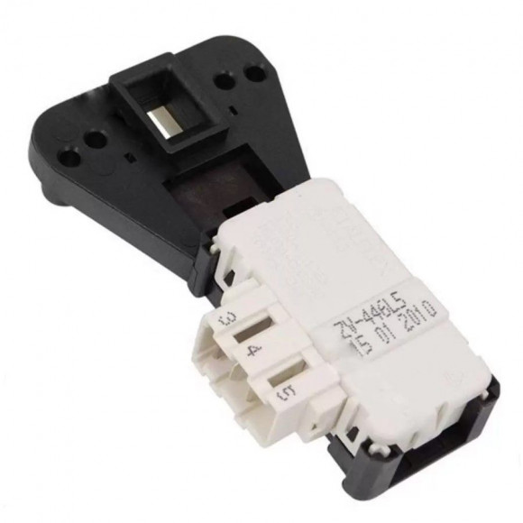 Замок люка (УБЛ) Samsung, 3 контакта, черное, код DC64-01538A