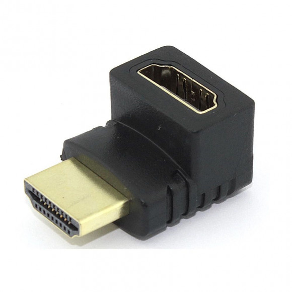 Удлинитель HDMI папа-мама угловой вверх