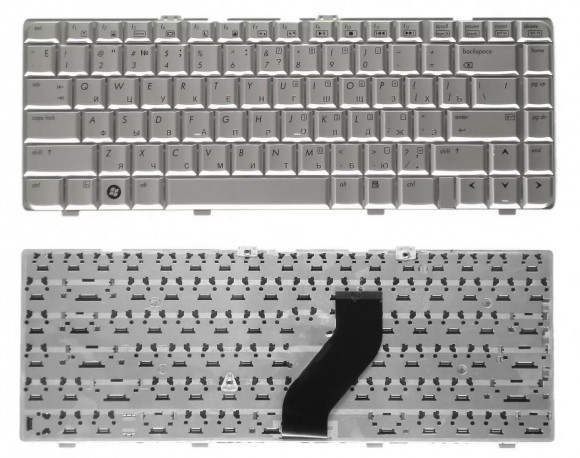 Клавиатура для ноутбука HP Pavilion DV6000, серебристая