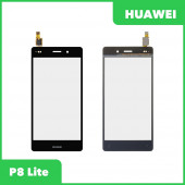 Сенсорное стекло (тачскрин) для Huawei P8 Lite, черный Сенсорное стекло (тачскрин) для Huawei P8 Lite, черный