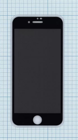Защитное стекло Privacy "Анти-шпион" для Apple iPhone 7, 8, черное