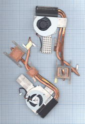 Система охлаждения для ноутбука Asus A40D, A42D, K42D, R42, X42D, AMD, 4-pin