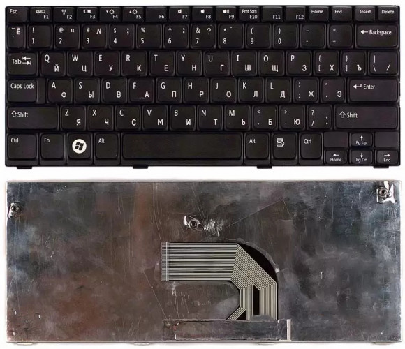 Клавиатура для ноутбука Dell Inspiron Mini 1012, 1018, черная