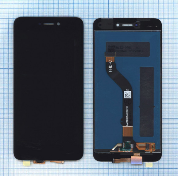 Дисплей для Huawei Honor 8 Lite черный