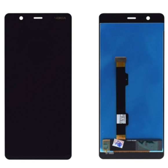 Дисплей Nokia 5.1 (TA-1075)+тачскрин (черный)