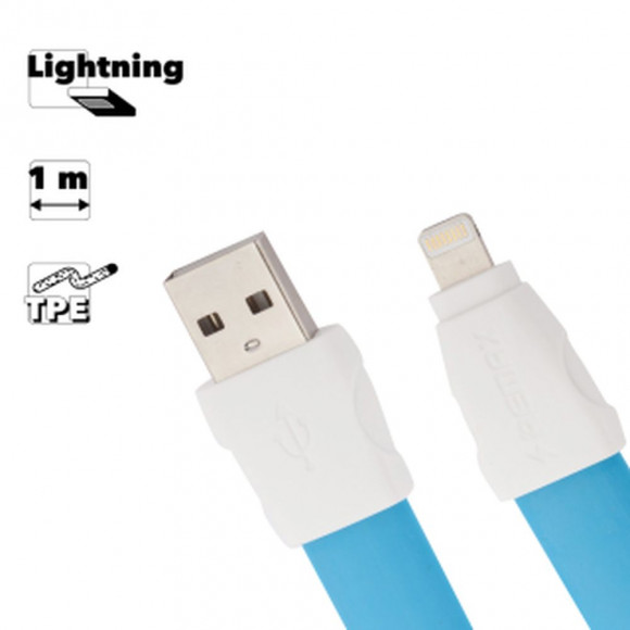 USB кабель Remax Full Speed 2 Series Cable RC-011i для Apple 8-pin, синий