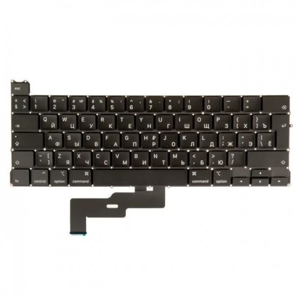Клавиатура для ноутбука Apple MacBook Pro 13 Retina A2289 Mid 2020 Г-образный Enter RUS РСТ AAA