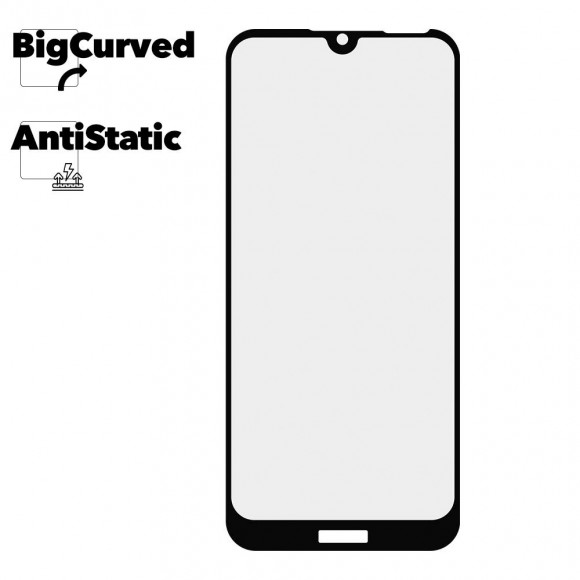Защитное стекло для Huawei Honor 8A Super max Anti-static big curved glass