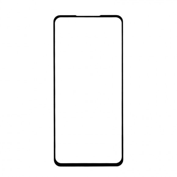 Защитное стекло "LP" для Vivo V15 Pro Thin Frame Full Glue Glass с рамкой 0, 33 мм 2, 5D 9H (черное)