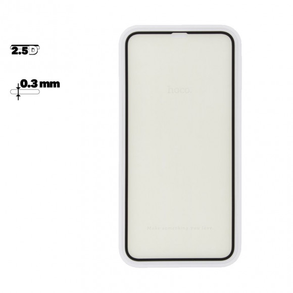 Защитное стекло Hoco Eye Protection Fullscreen Anti-Blu Ray Glass для Apple iPhone X (A4) рамка, черное