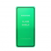 Защитное стекло Borofone Elephant для Xiaomi Redmi Note 9s 2.5D, 0.33 мм с черной рамкой