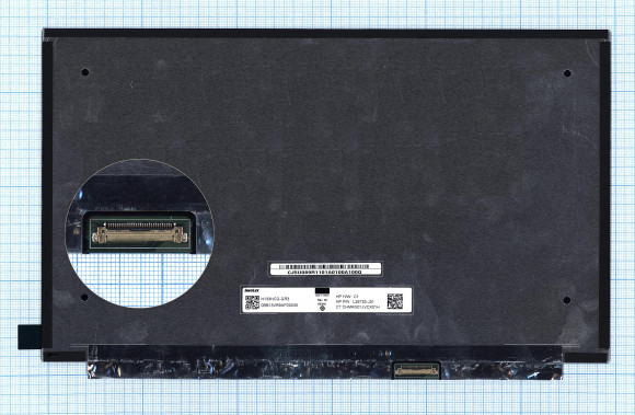 Матрица N133HCG-GR3, 13.3", 1920x1080 (Full HD), 30 pin, AAS, Slim (тонкая), глянцевая, без креплений