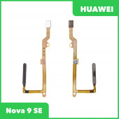Шлейф для Huawei Nova 9 SE (JLN-LX1) сканер отпечатка пальцев (черный)