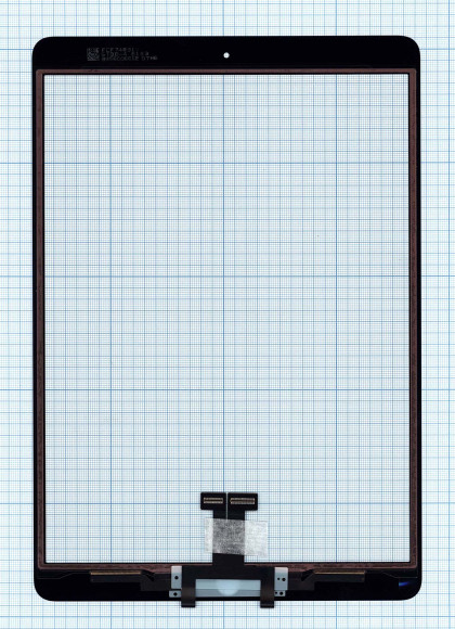 Сенсорное стекло (тачскрин) для Apple iPad Air 10.5 2019 (A2153, A2123, A2154, A2152), черное (OEM)