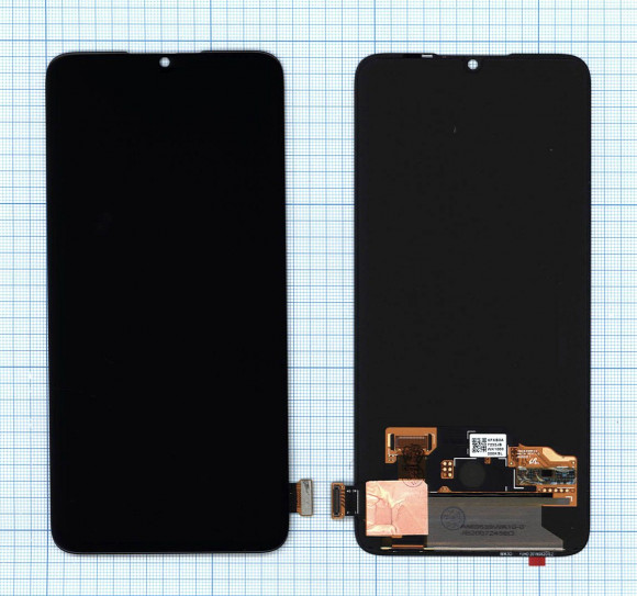 Модуль (матрица + тачскрин) для Xiaomi Mi A3 Lite, Mi 9 Lite, CC9, черный