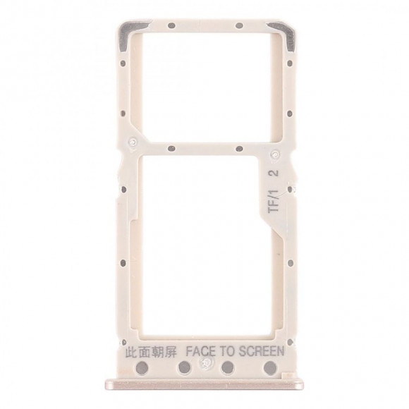 Держатель (лоток) SIM-карты для Xiaomi Redmi 6A, золотой