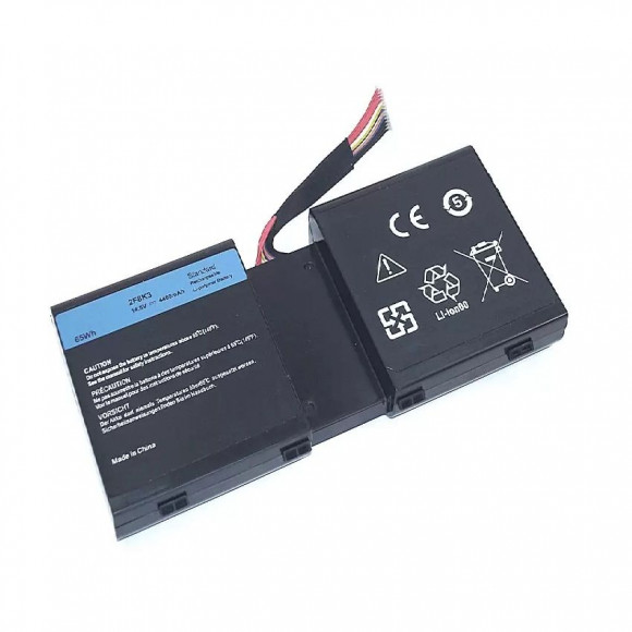 Аккумулятор (батарея) 2F8K3, 0G33TT для ноутбука Dell Alienware 17, 18, M17X R5, M18X R3, 86Втч, 14.8B, 5810мАч (оригинал)