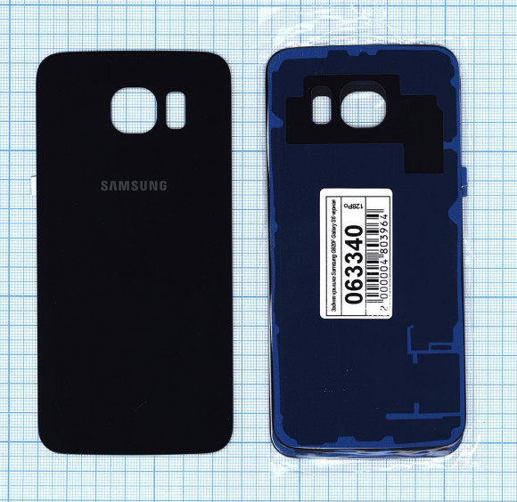 Задняя крышка корпуса для Samsung Galaxy S6 (G920F), черная