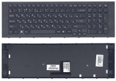 Клавиатура для ноутбука Sony Vaio VPC-EC, черная с рамкой Клавиатура для ноутбука Sony Vaio VPC-EC, черная с рамкой