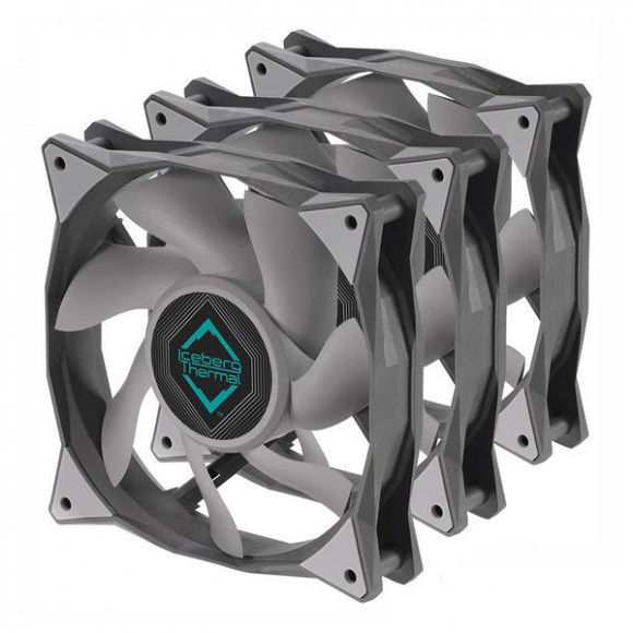 Набор вентиляторов Iceberg Thermal IceGALE Xtra 120mm 3-pack (серый)