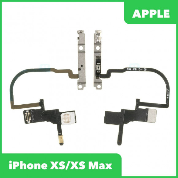 Шлейф/FLC Apple iPhone XS, XS Max на кнопку включения и микрофон