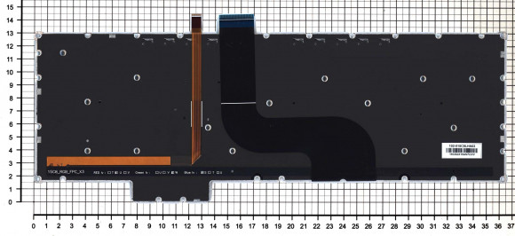 Клавиатура для ноутбука Acer PRedator 17X GX-791, черная c подсветкой