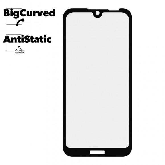Защитное стекло для Huawei Honor 8S Super max Anti-static big curved glass