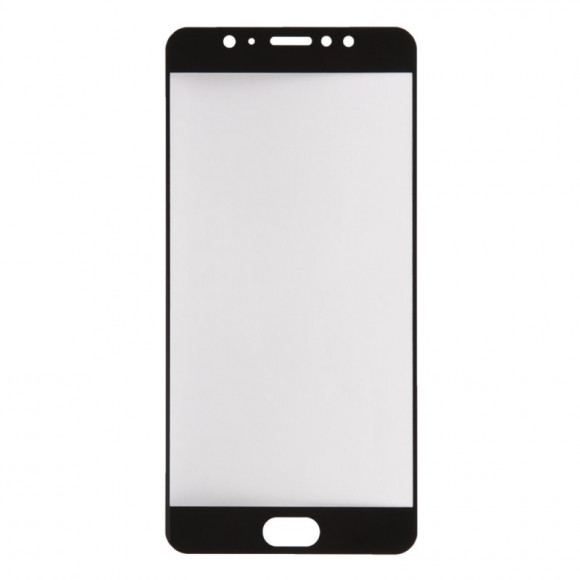 Защитное стекло с рамкой "LP" для Meizu Pro 6 Plus Tempered Glass 0.33 мм, 2.5D, 9H, черное