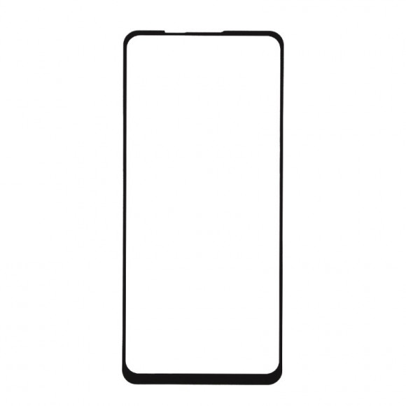 Защитное стекло "LP" для Vivo V15 Thin Frame Full Glue Glass с рамкой 0, 33 мм 2, 5D 9H (черное)