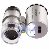 Мини микроскоп со светодиодной и УФ подсветкой Мини микроскоп со светодиодной и УФ подсветкой