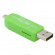 USB, MicroUSB OTG Картридер "LP" слоты Micro SD, USB (зеленый, коробка)