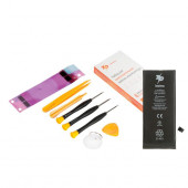 Набор для замены батареи для телефона iPhone 8 ZeepDeep: аккумулятор, набор инструментов, клеевые полоски, проклейка-абсорбер дисплея, пошаговая инстр