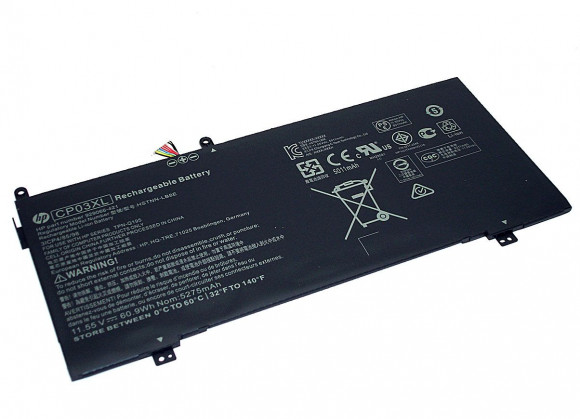 Аккумулятор (батарея) для ноутбука HP Spectre x360 13 (CP03XL), 11.55В, 5275мАч (оригинал)