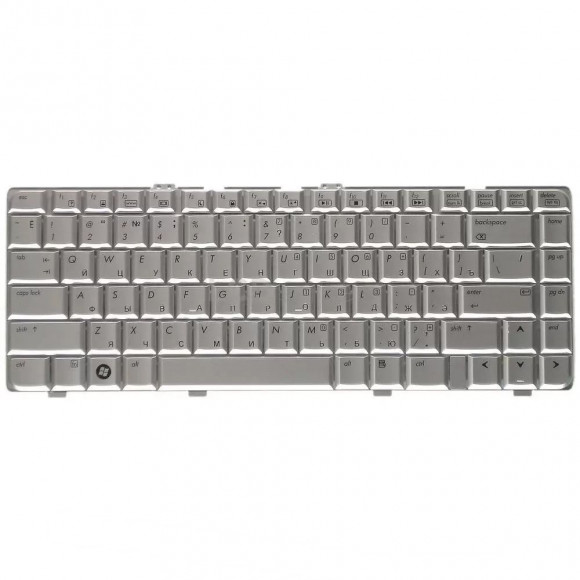 Клавиатура для ноутбука HP Pavilion DV6000 серебряная
