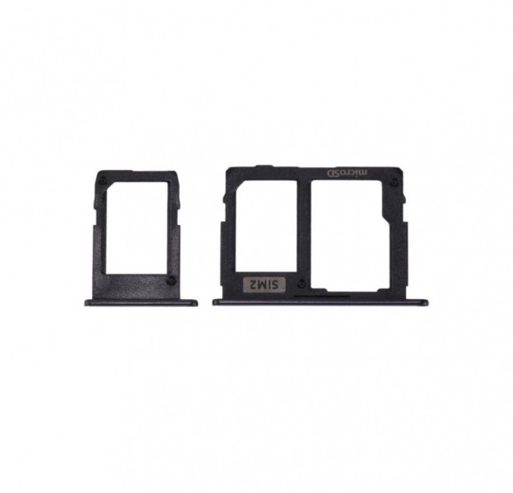 Держатель (лоток) SIM-карты для Samsung Galaxy J7 2017 (J730F), черный
